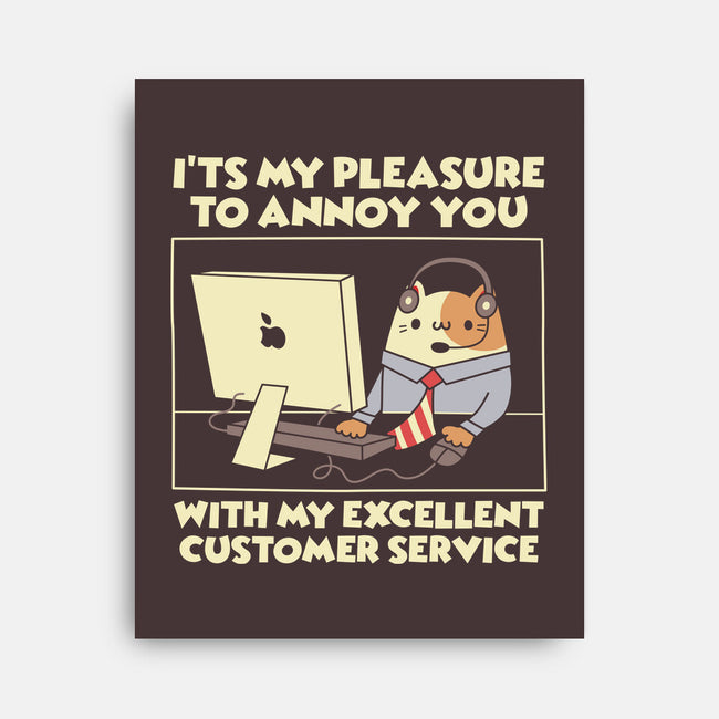 Customer Service-None-Stretched-Canvas-Xentee
