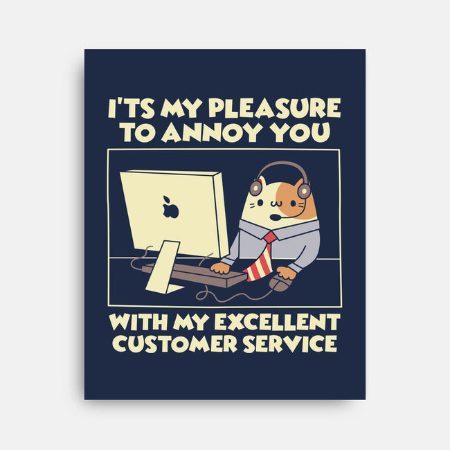Customer Service-None-Stretched-Canvas-Xentee