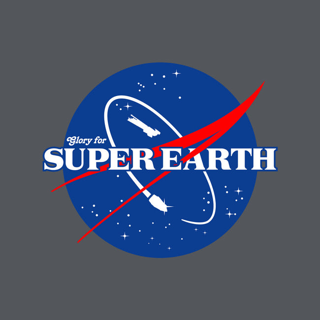 Glory For Super Earth-Unisex-Basic-Tee-rocketman_art