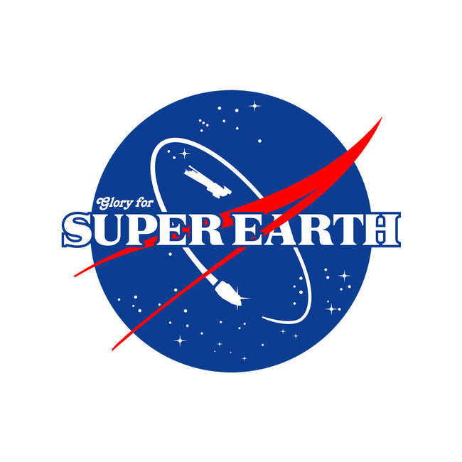 Glory For Super Earth-Womens-Basic-Tee-rocketman_art
