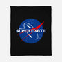 Glory For Super Earth-None-Fleece-Blanket-rocketman_art
