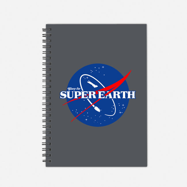 Glory For Super Earth-None-Dot Grid-Notebook-rocketman_art