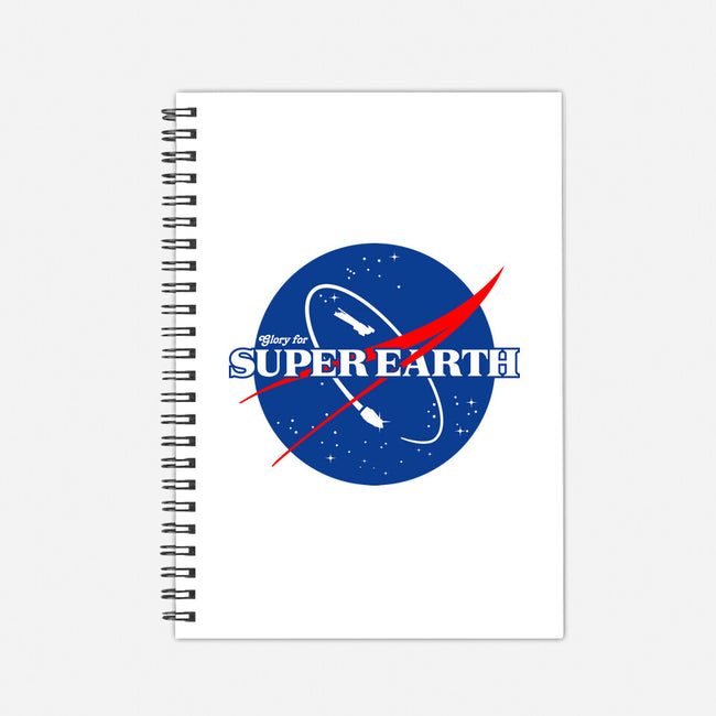 Glory For Super Earth-None-Dot Grid-Notebook-rocketman_art