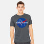 Glory For Super Earth-Mens-Heavyweight-Tee-rocketman_art