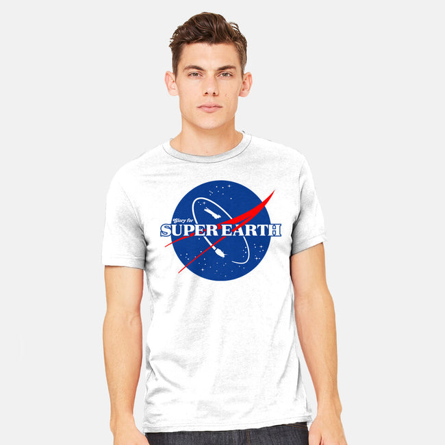 Glory For Super Earth-Mens-Heavyweight-Tee-rocketman_art