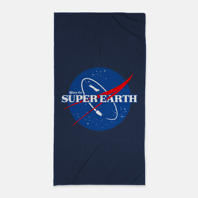 Glory For Super Earth-None-Beach-Towel-rocketman_art