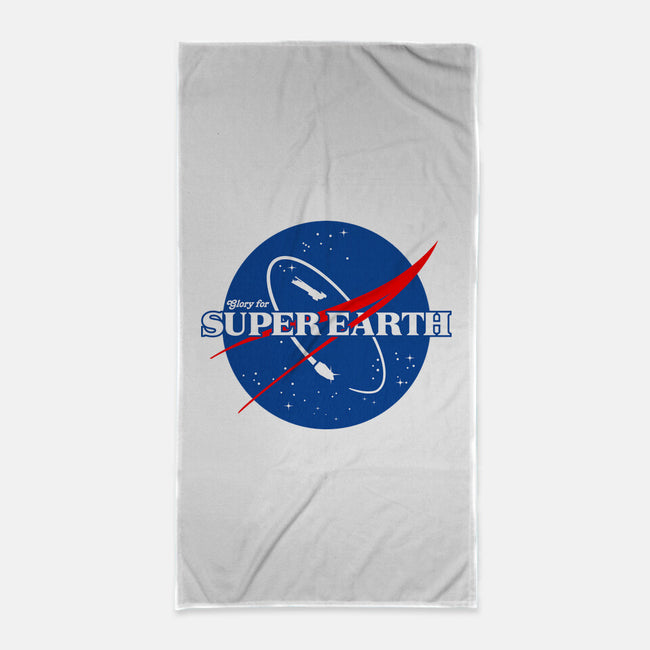 Glory For Super Earth-None-Beach-Towel-rocketman_art