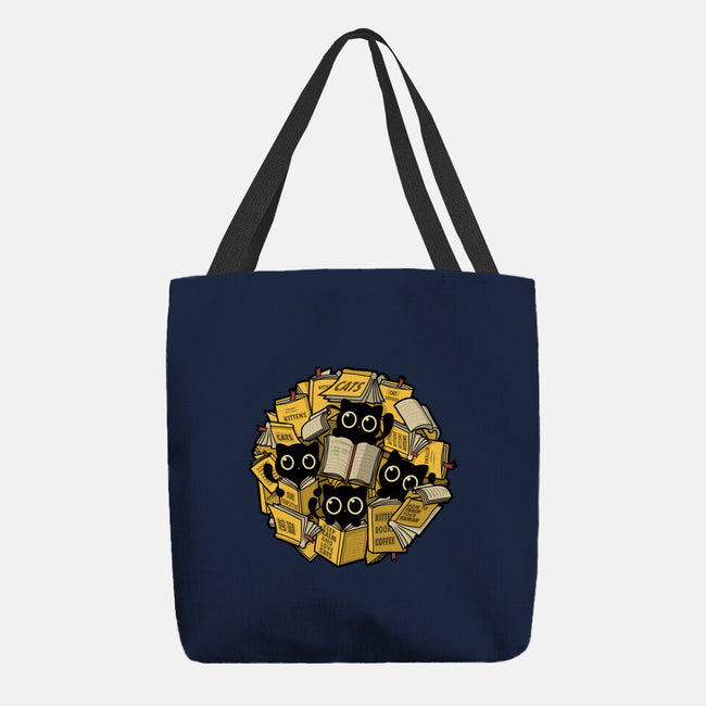 Books And Kittens-None-Basic Tote-Bag-erion_designs