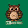 OWL About Books-Womens-Fitted-Tee-erion_designs