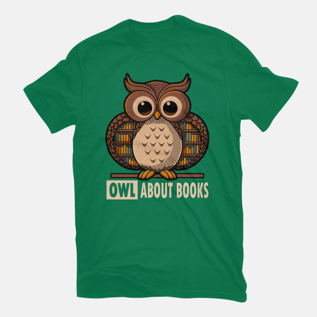 OWL About Books-Mens-Heavyweight-Tee-erion_designs