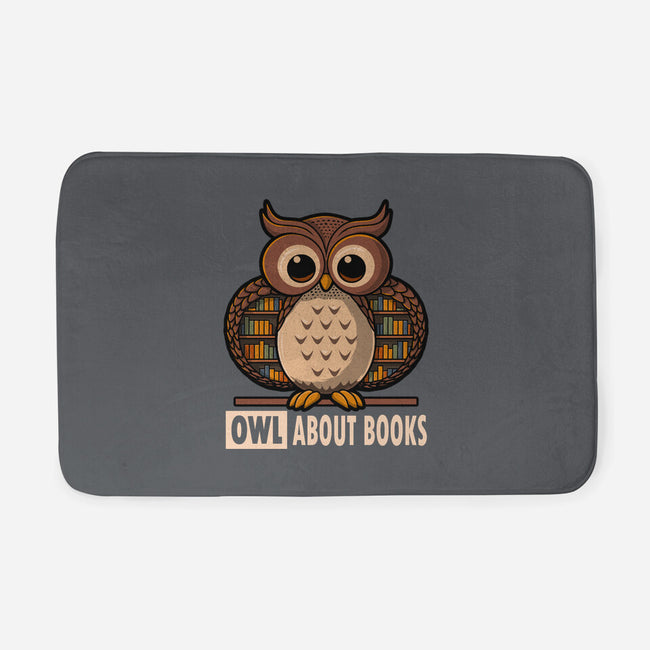 OWL About Books-None-Memory Foam-Bath Mat-erion_designs
