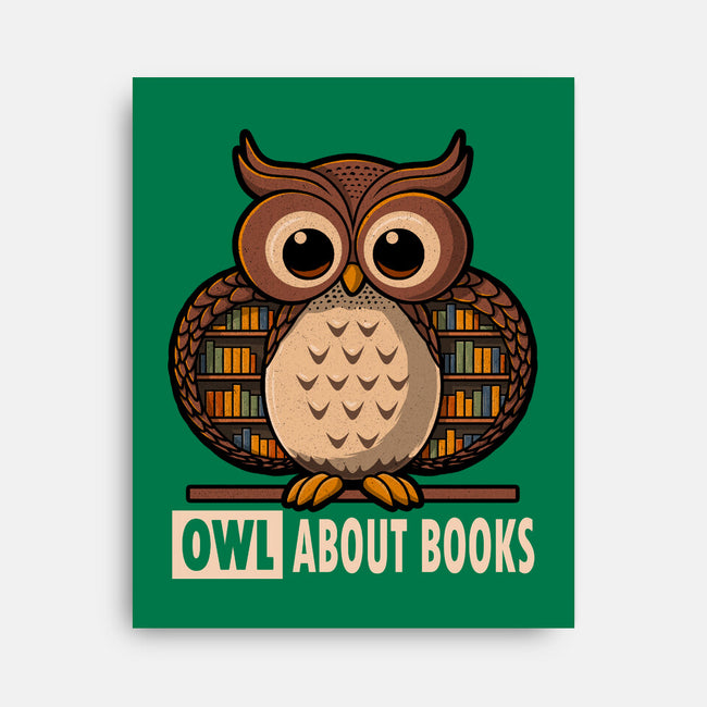 OWL About Books-None-Stretched-Canvas-erion_designs