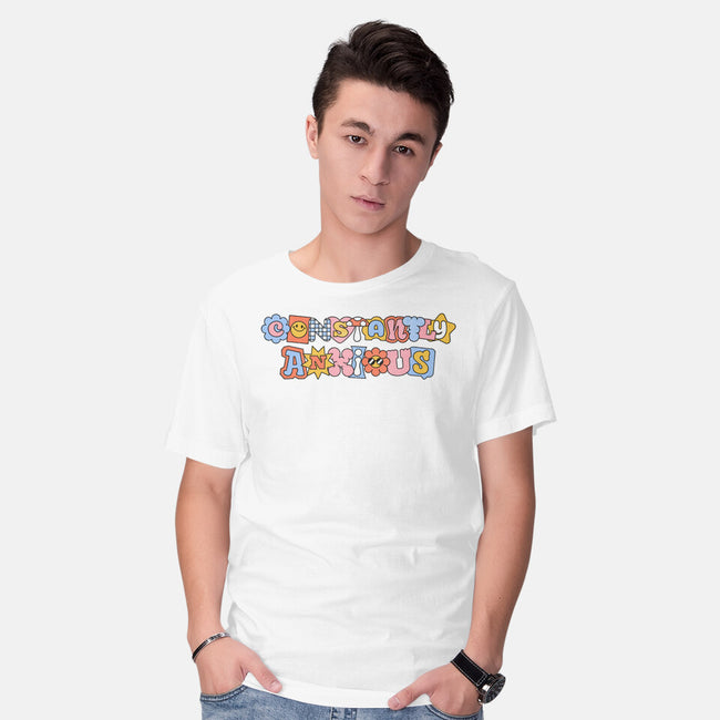 Constantly Anxious-Mens-Basic-Tee-eduely