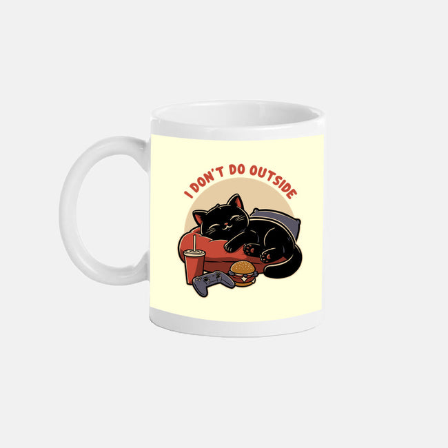 Lazy Gamer Cat-None-Mug-Drinkware-Studio Mootant
