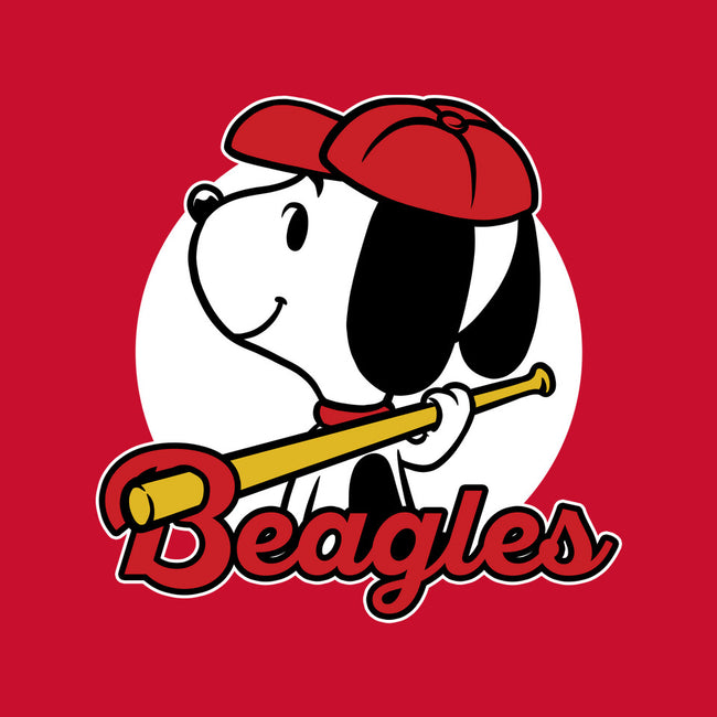 Comic Beagle Baseball-None-Polyester-Shower Curtain-Studio Mootant