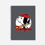 Comic Beagle Baseball-None-Dot Grid-Notebook-Studio Mootant