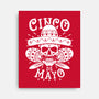 Cinco De Mayo Skull-None-Stretched-Canvas-Boggs Nicolas