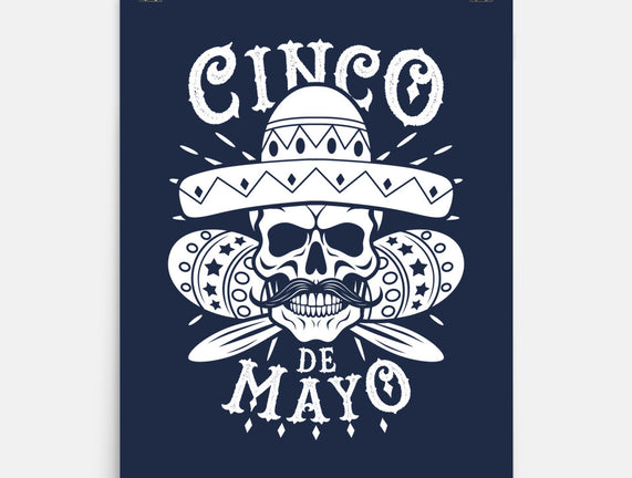 Cinco De Mayo Skull