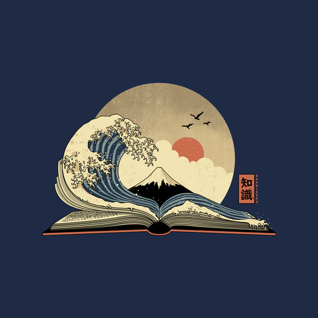 The Great Wave Of Knowledge-None-Basic Tote-Bag-retrodivision