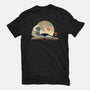 The Great Wave Of Knowledge-Mens-Heavyweight-Tee-retrodivision