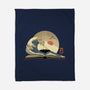 The Great Wave Of Knowledge-None-Fleece-Blanket-retrodivision