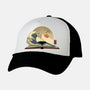 The Great Wave Of Knowledge-Unisex-Trucker-Hat-retrodivision