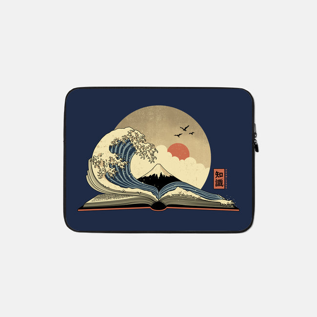 The Great Wave Of Knowledge-None-Zippered-Laptop Sleeve-retrodivision