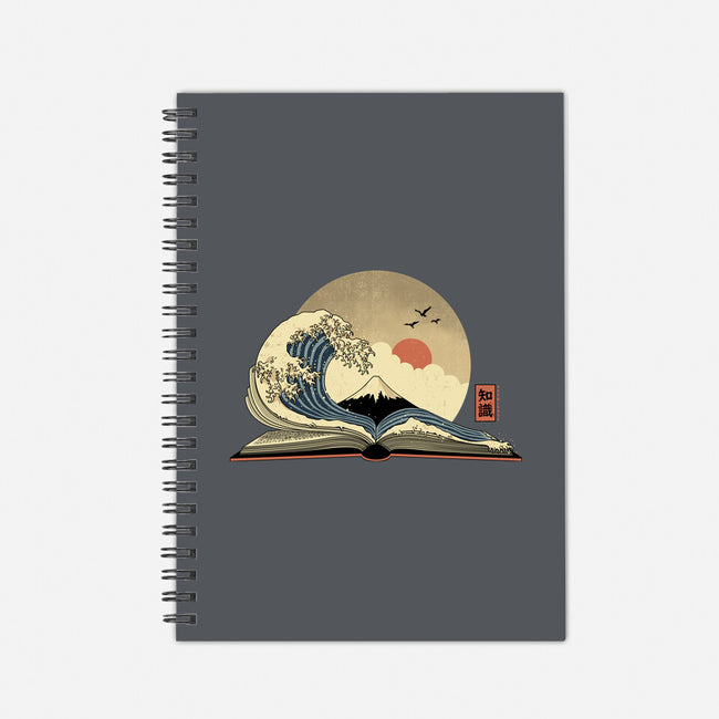 The Great Wave Of Knowledge-None-Dot Grid-Notebook-retrodivision