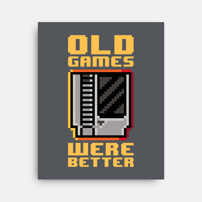 Old Games-None-Stretched-Canvas-demonigote