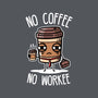 No Coffee-None-Zippered-Laptop Sleeve-demonigote