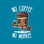 No Coffee-None-Polyester-Shower Curtain-demonigote