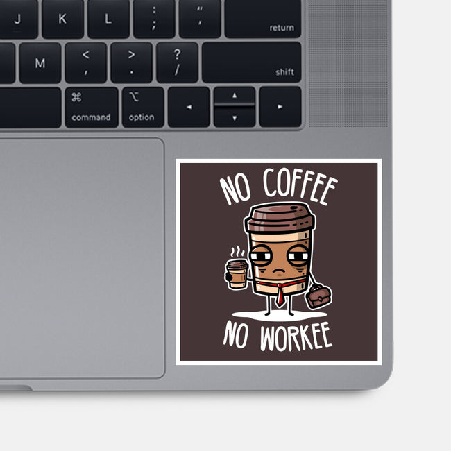 No Coffee-None-Glossy-Sticker-demonigote