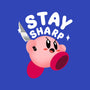 Kirby Stay Sharp-Womens-Fitted-Tee-Tri haryadi