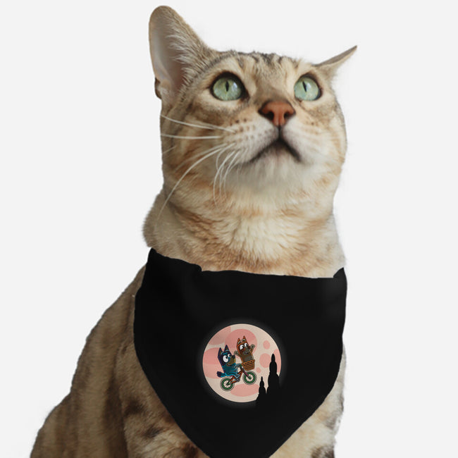 Heelers Moon-Cat-Adjustable-Pet Collar-jasesa