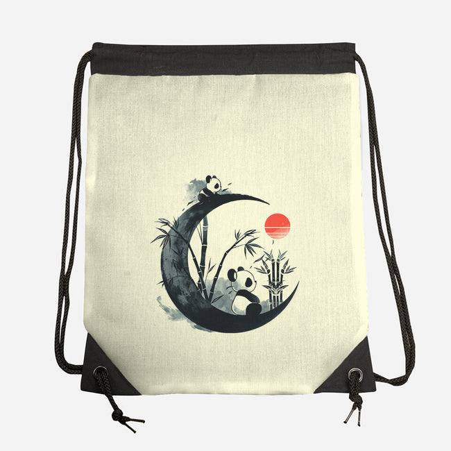 Panda Print-None-Drawstring-Bag-Vallina84