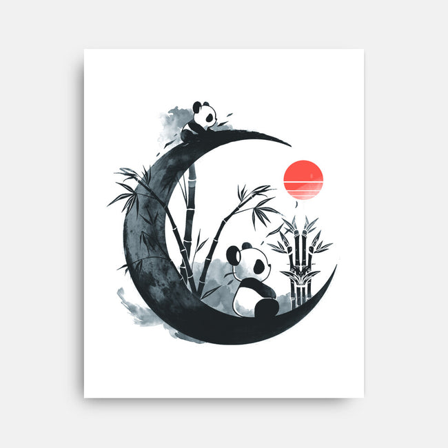 Panda Print-None-Stretched-Canvas-Vallina84