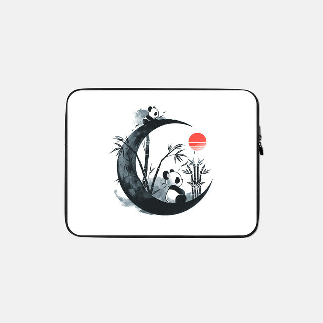 Panda Print-None-Zippered-Laptop Sleeve-Vallina84