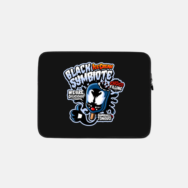 Black Symbiote Ice Cream-None-Zippered-Laptop Sleeve-demonigote