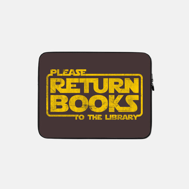 The Return Of The Books-None-Zippered-Laptop Sleeve-NMdesign