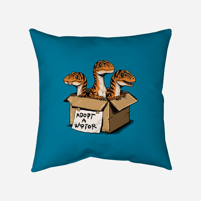 Prehistoric Adoption-None-Removable Cover w Insert-Throw Pillow-GoshWow