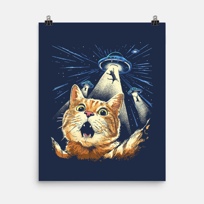 The Purrr-fect Abduction-None-Matte-Poster-GoshWow