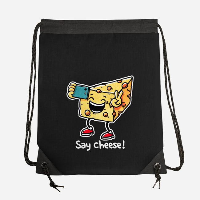 Say Cheese-None-Drawstring-Bag-fanfreak1