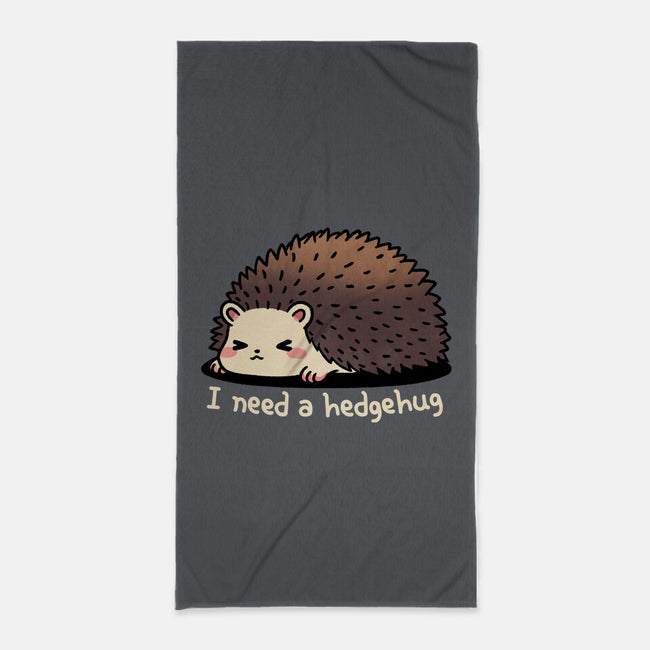 Hedgehug-None-Beach-Towel-fanfreak1