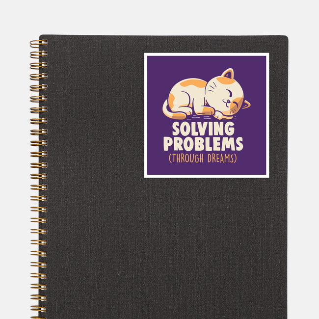 Solving Problems Through Dreams-None-Glossy-Sticker-koalastudio