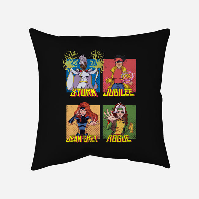 X-men 97 Girls-None-Removable Cover w Insert-Throw Pillow-jacnicolauart