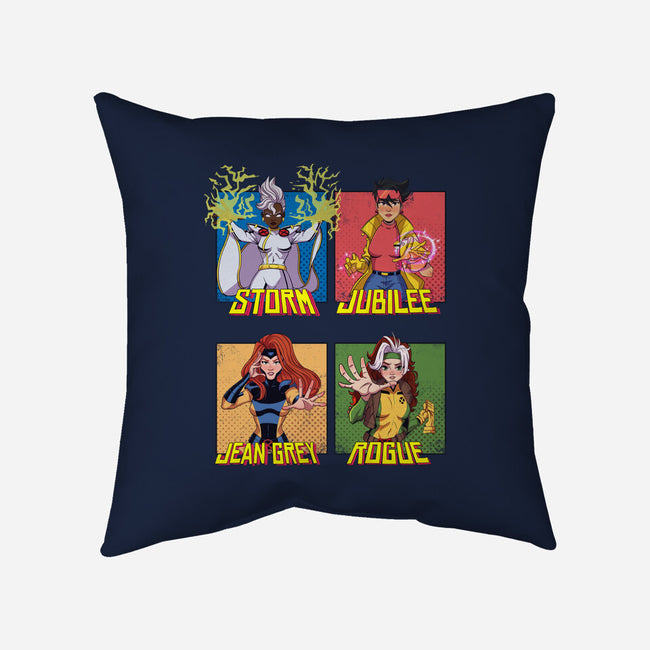 X-men 97 Girls-None-Removable Cover w Insert-Throw Pillow-jacnicolauart