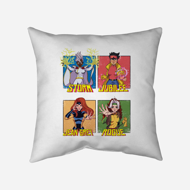 X-men 97 Girls-None-Removable Cover w Insert-Throw Pillow-jacnicolauart