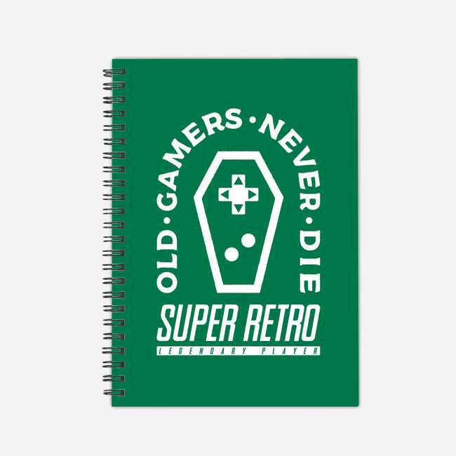 Old Gamers Never Die-None-Dot Grid-Notebook-demonigote