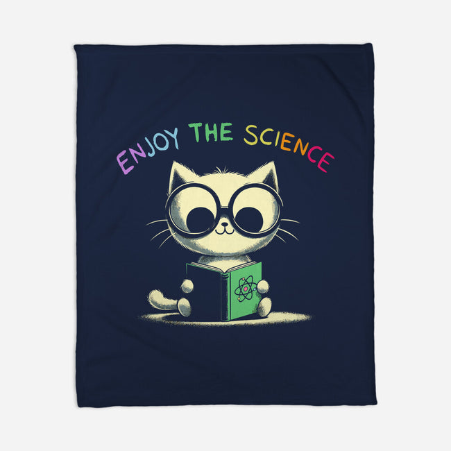 Enjoy The Science-None-Fleece-Blanket-BridgeWalker