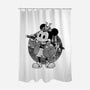 Cyber Samurai Mouse-None-Polyester-Shower Curtain-Bruno Mota